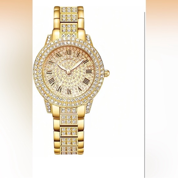 Gold  Women\'s Watch and Bracelet main image 6
